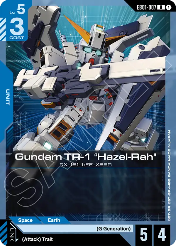Gundam TR-1 "Hazel-Rah" (EB01-007) card