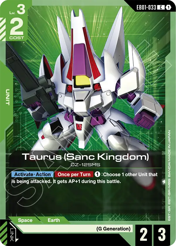 Taurus (Sanc Kingdom) (EB01-033) card