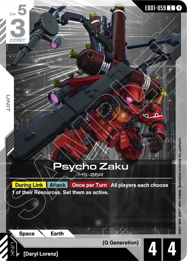 Psycho Zaku (EB01-059) card