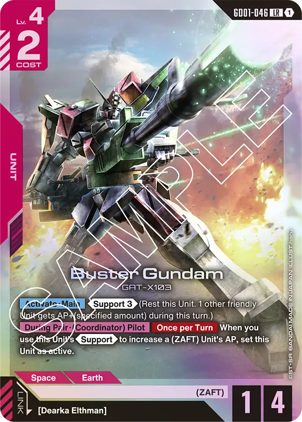 Buster Gundam (GD01-046) card