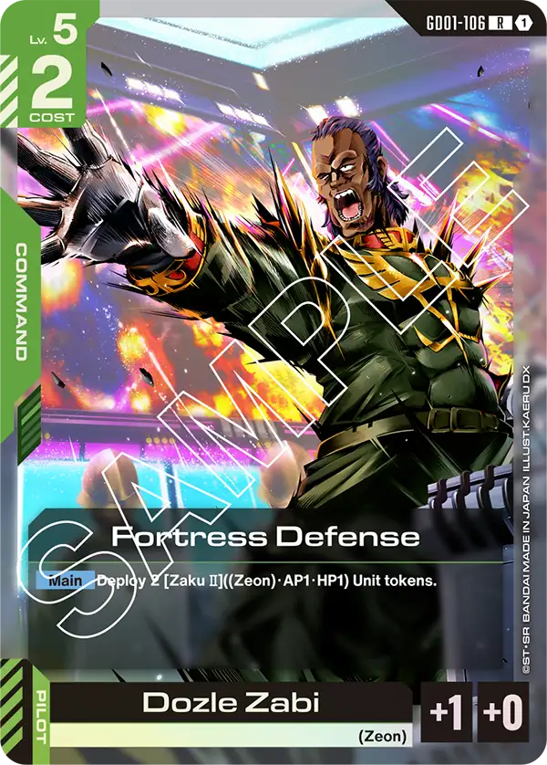 Fortress Defense (GD01-106) card