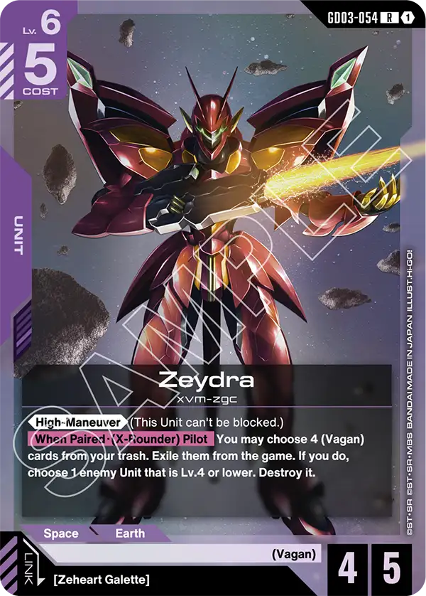 Zeydra (GD03-054) card