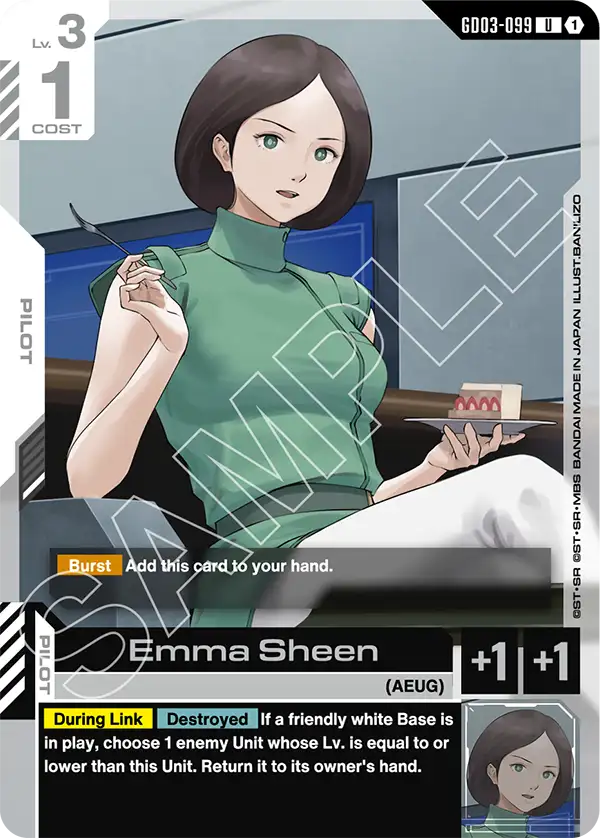 Emma Sheen (GD03-099) card