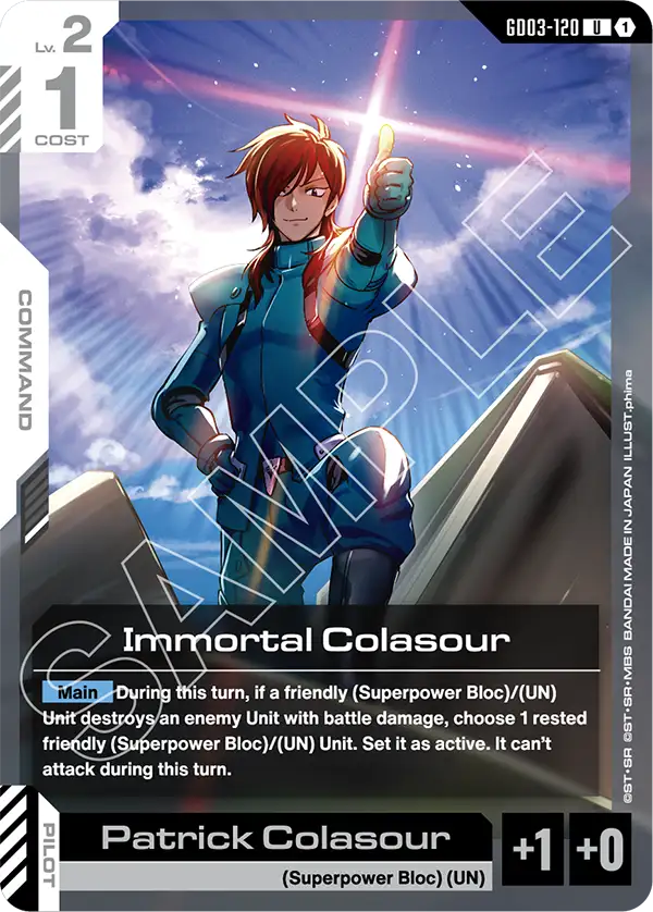 Immortal Colasour (GD03-120) card