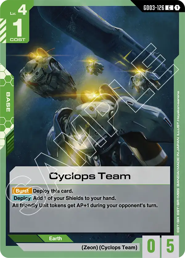 Cyclops Team (GD03-126) card
