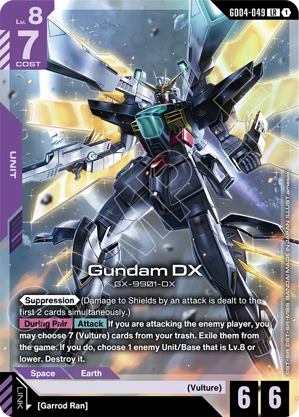 Gundam DX (GD04-049) card