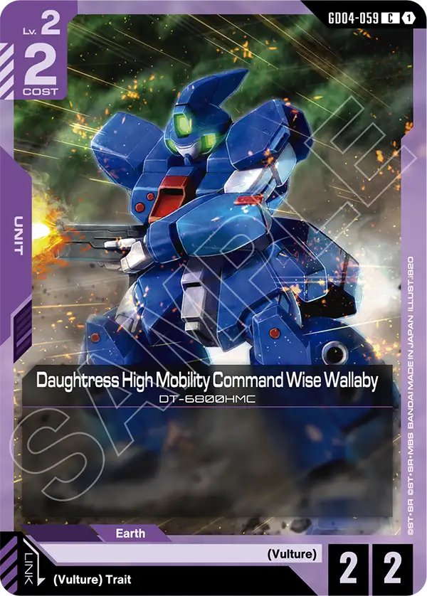 Daughtress High Mobility Command Wise Wallaby (GD04-059) card