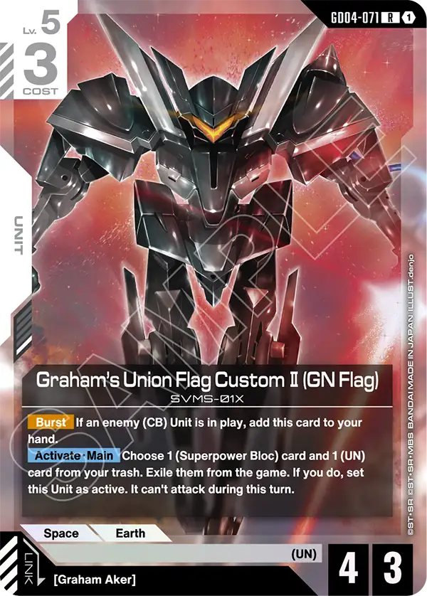 Graham's Union Flag Custom Ⅱ (GN Flag) (GD04-071) card
