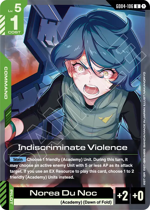 Indiscriminate Violence (GD04-106) card