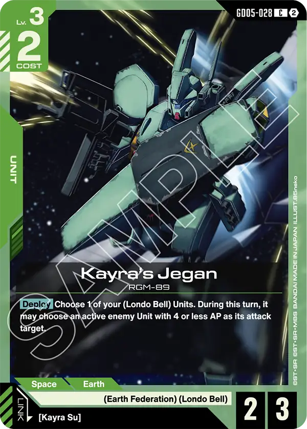 Kayra's Jegan (GD05-028) card