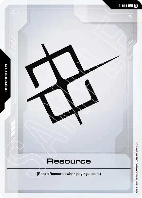 Resource (R-001) card