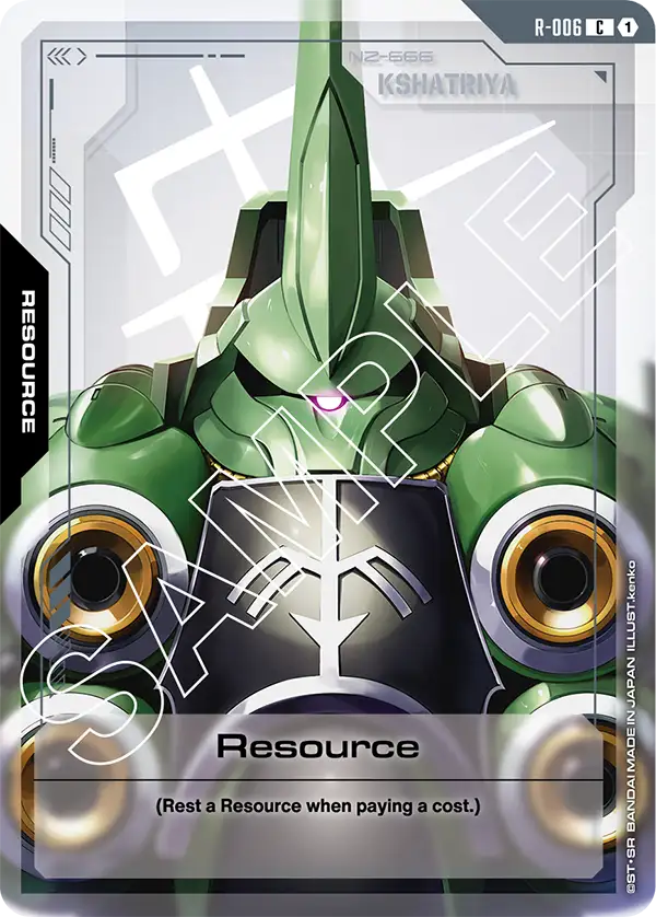 Resource (R-006) card