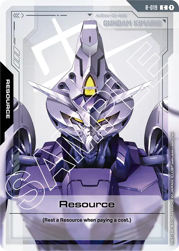 Resource (R-019) card