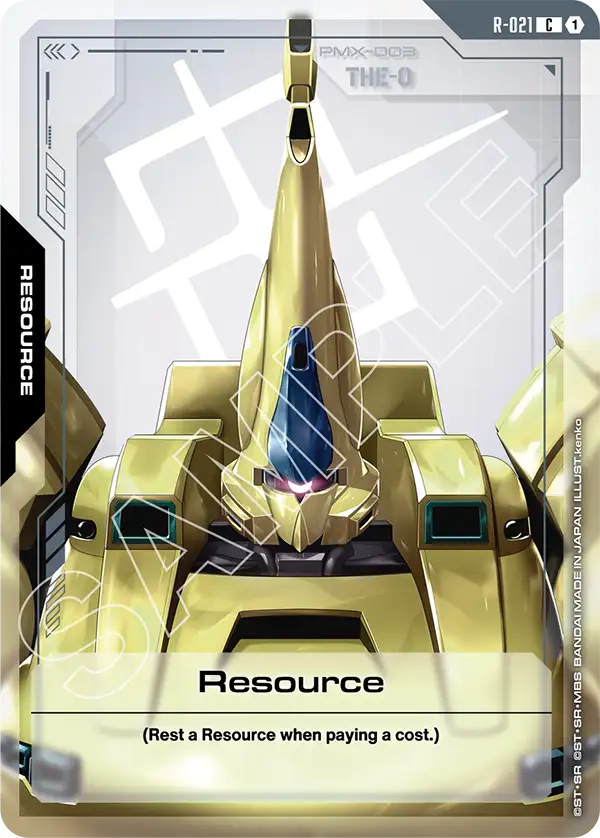 Resource (R-021) card
