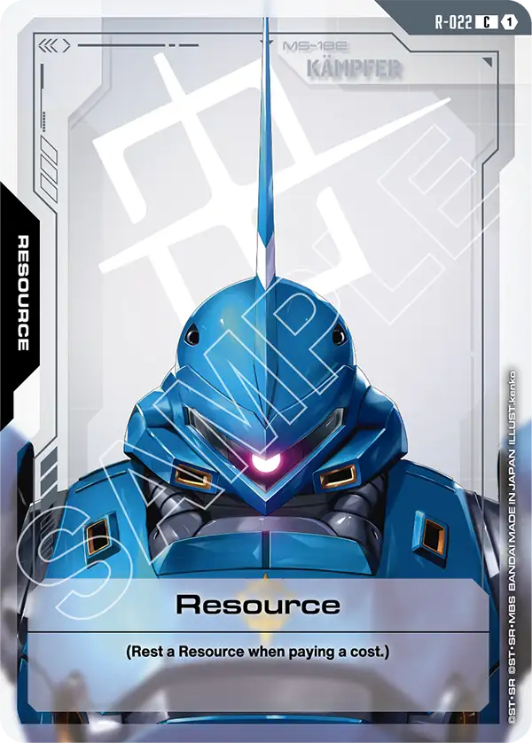Resource (R-022) card