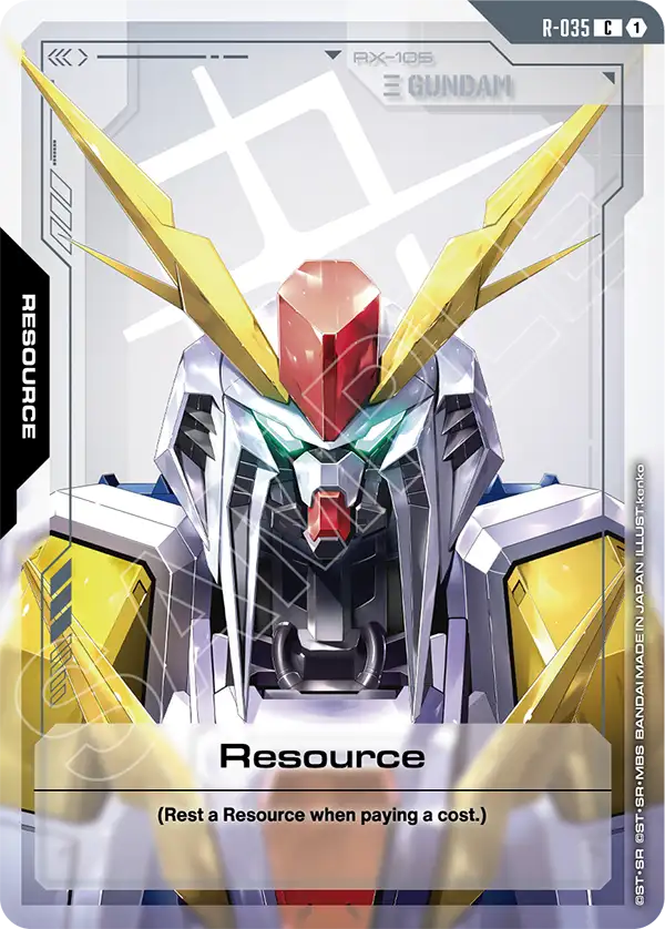 Resource (R-035) card