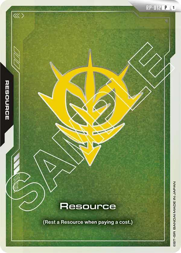 Resource (RP-012) card