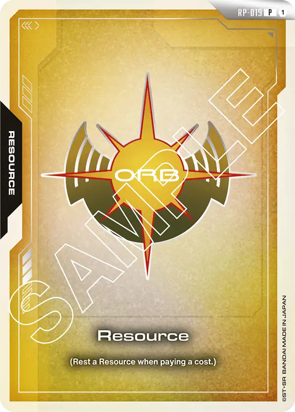 Resource (RP-019) card
