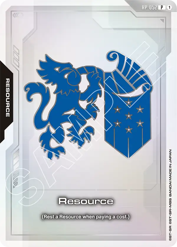 Resource (RP-052) card