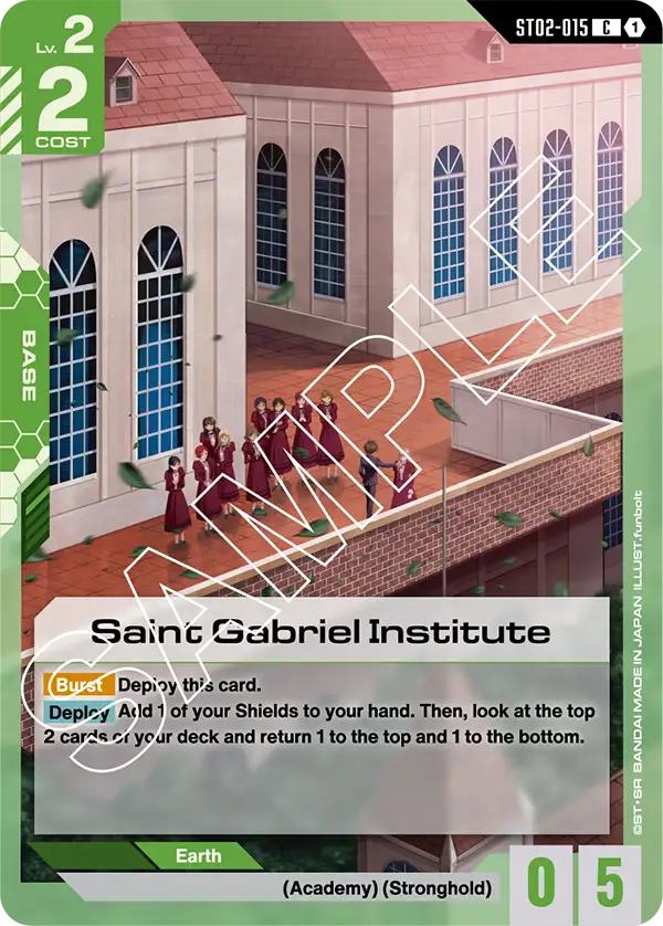 Saint Gabriel Institute (ST02-015) card