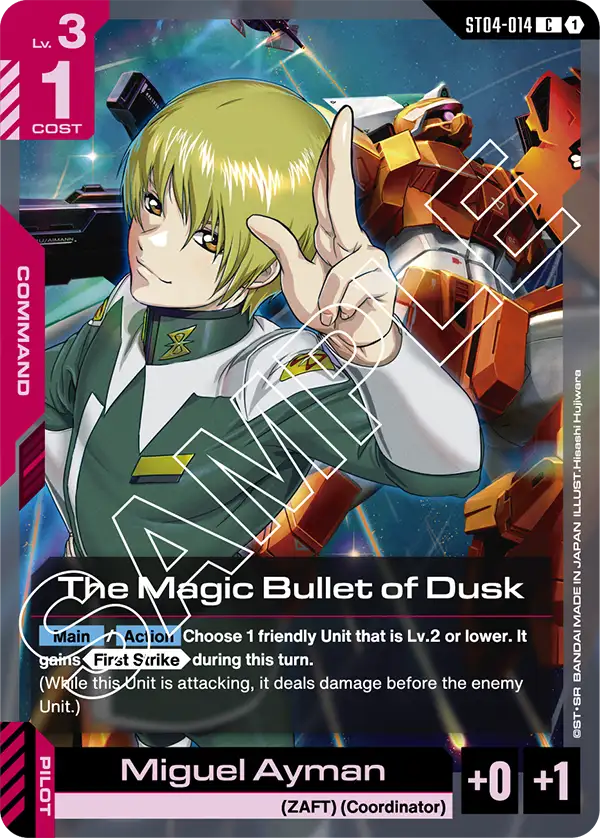 The Magic Bullet of Dusk (ST04-014) card