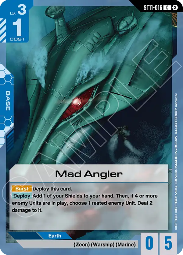 Mad Angler (ST11-016) card