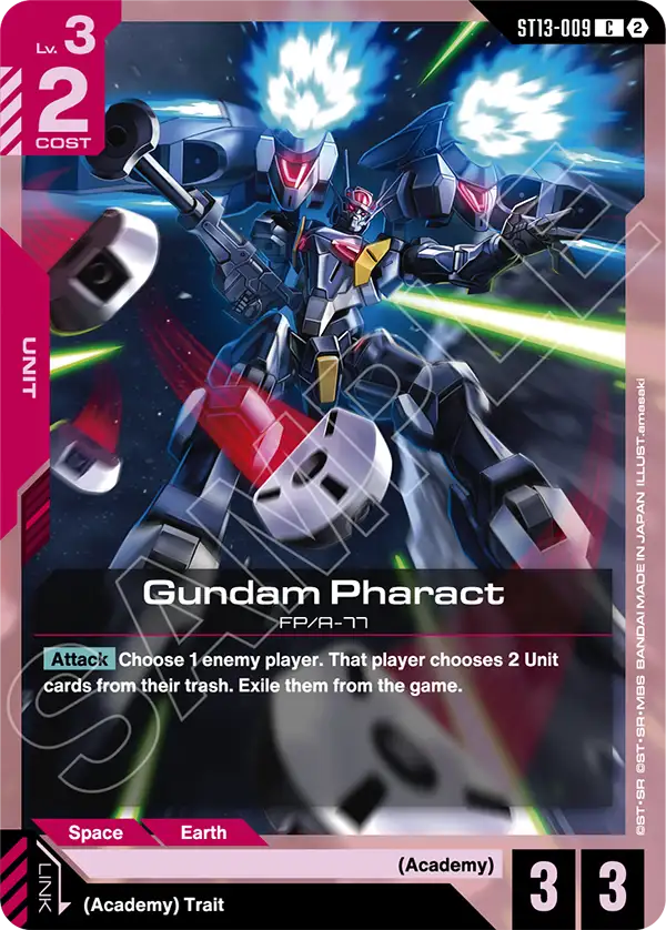 Gundam Pharact (ST13-009) card