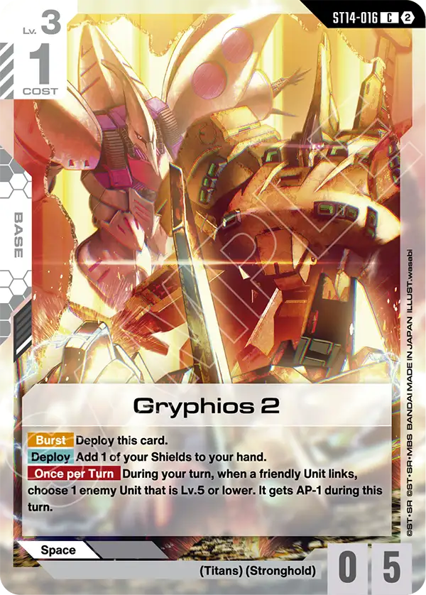 Gryphios 2 (ST14-016) card